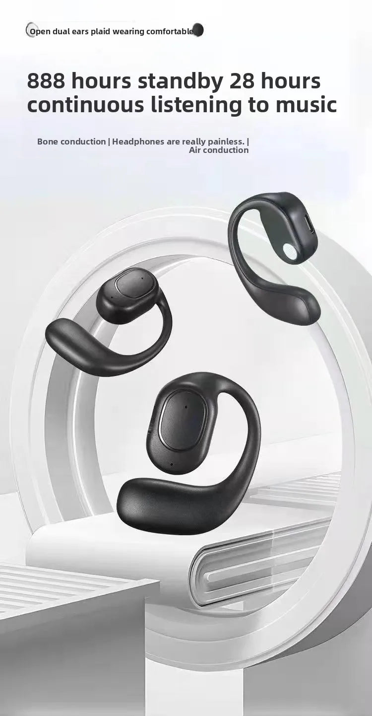 New Ear-hook Single Ear Buds Noise Cancelling Earphones for Running Comfortable Wireless Bluetooth Headset Dropshipping 2025