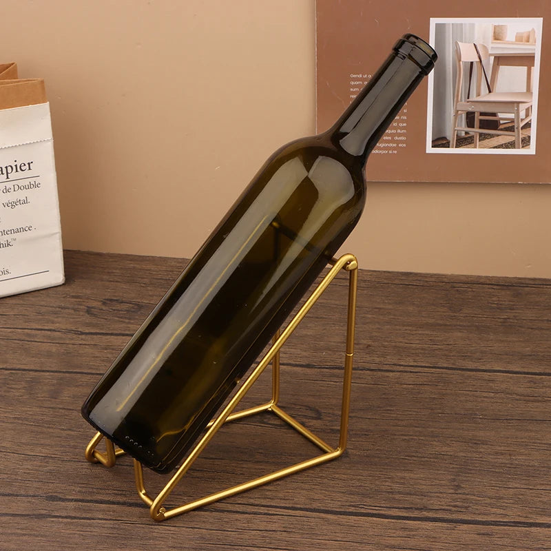 1 Pcs Wine Bottle Rack Countertop Wine Bottle Display Rack Wine Storage Rack Simple Home Counter Decoration