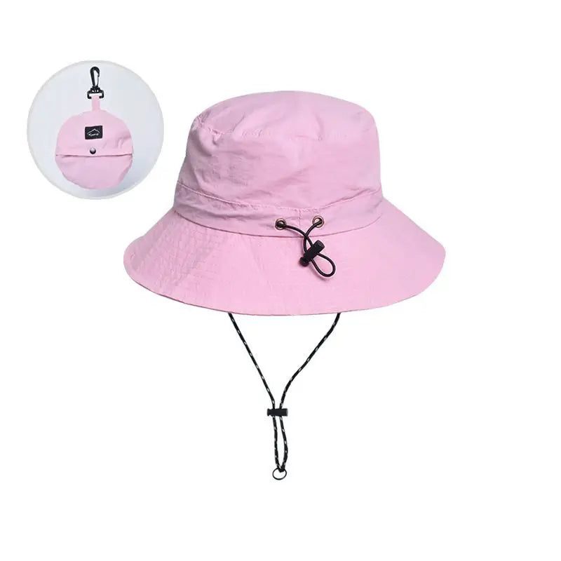 Panama Men And Women Spring Summer Waterproof Bucket Hat Fishing Mountaineering Sunshade Bucket Hat Outdoor Sports Fashion Cap