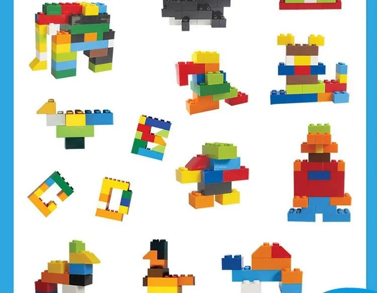 DIY creative building blocks big set city classic building blocks assemble birthday gift children's educational toys