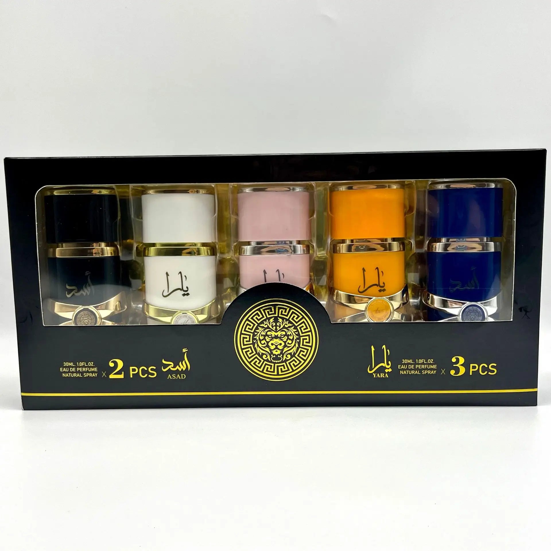 5PCS 30ML Unisex Perfume Woman Man Original Long Lasting ASAD YARA Perfumes Set Female Fragrance Arab Parfume Gift