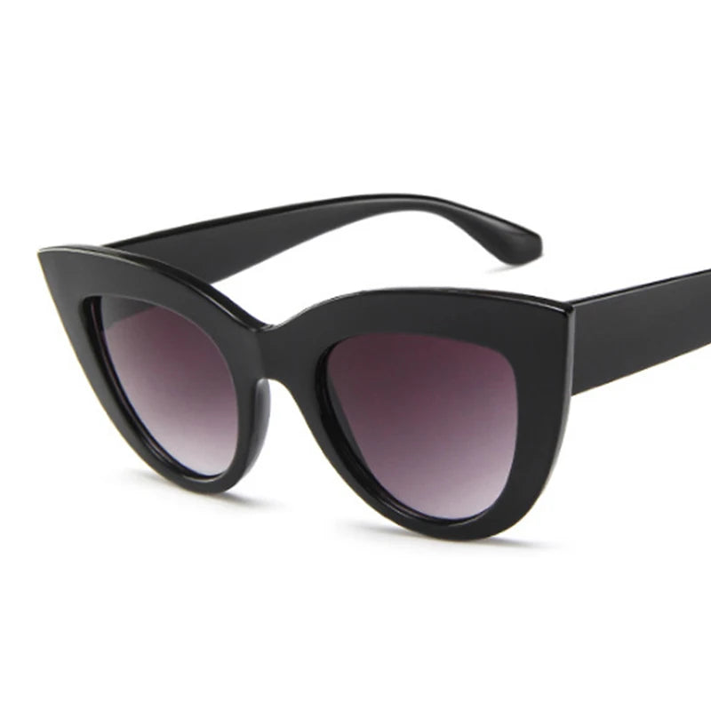 Vintage Cat Eye Sunglasses Woman Brand Designer Retro Sun Glasses Female Fashion Mirror Outdoor Shades Gradient Oculos De Sol