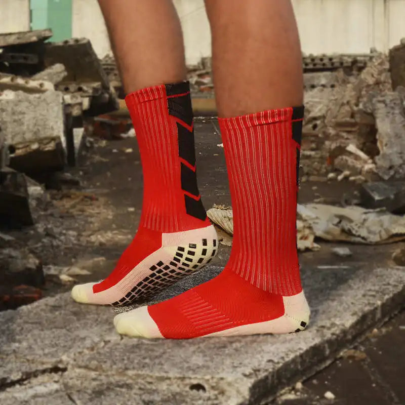 Sports Socks Anti-Slip Football Soccer Socks Thickened Breathable Football Socks Men Women Outdoor Running Cycling calcetines