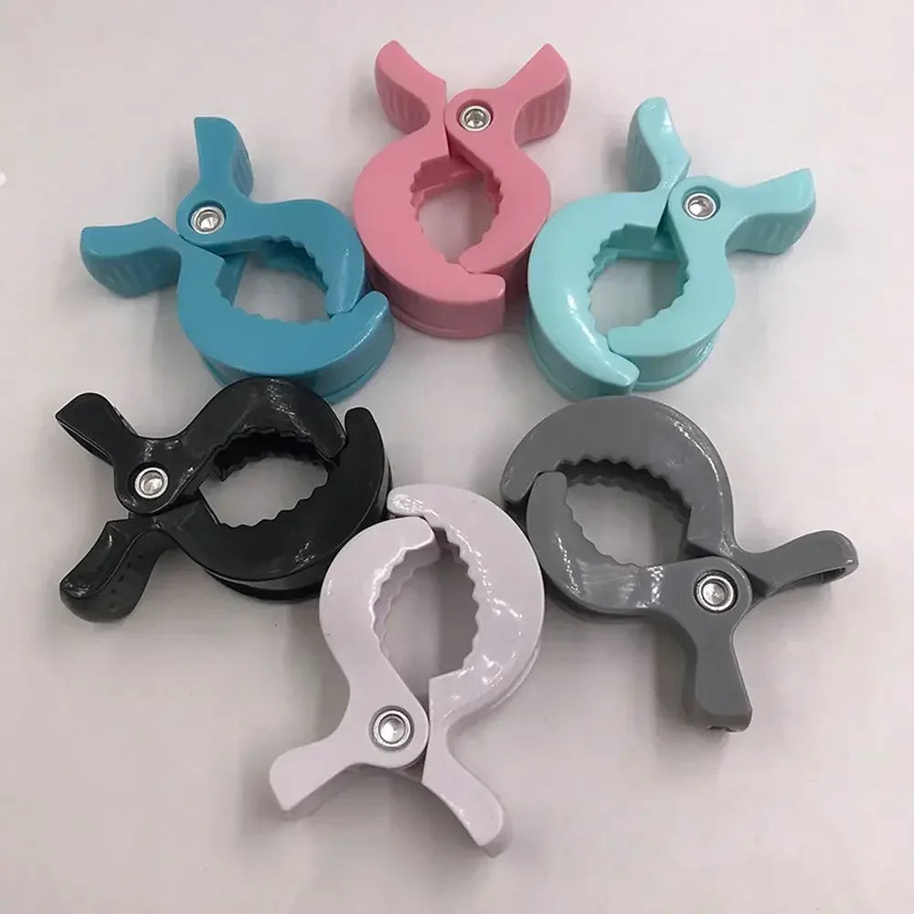 2pcs Baby Stroller Accessories Baby Stroller Clamp Alligator Clip Pram Peg Portable Stroller Hook Baby Car Seat Clips Toddler