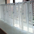 Kitchen Curtain Short Curtain Valance Lovely Cabinet Window Drapes Small Window Curtain Home Decor Transparent Voile