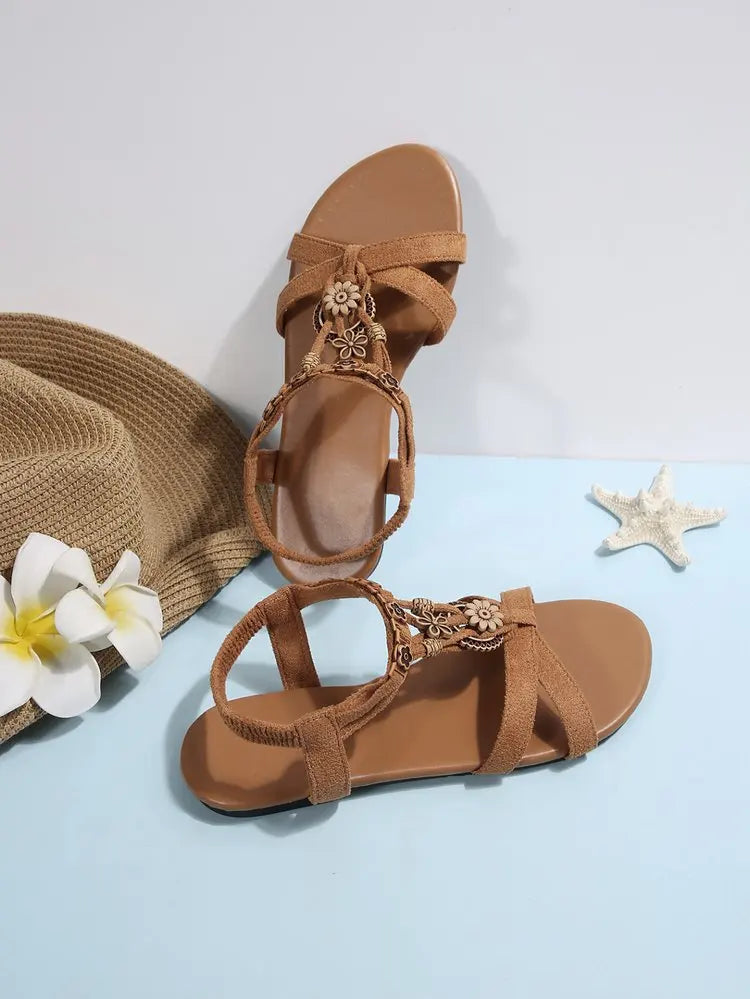 Summer Women Wedge Sandals Soft Bottom Low Heels Sexy Woman Non-slip Shoes Footwear Bohemia Style Summer Platform Sandals Women