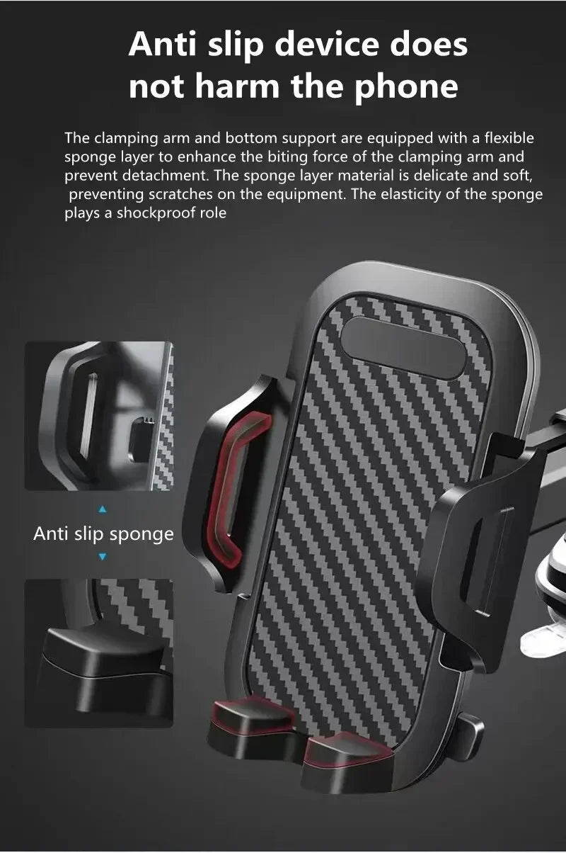 NEW 360° Rotation Car Phone Holder Sucker Mount Cellphone Stand Stable Suction Cup Support in Car Universal Mobilephone Bracket