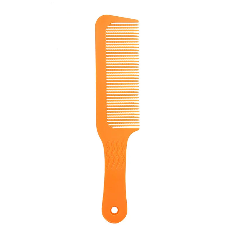 Salon-Grade Teasing Hair Comb - Rounded Wavy Teeth Barber Comb, Flat Top Styling Comb, Hairdressing Tool