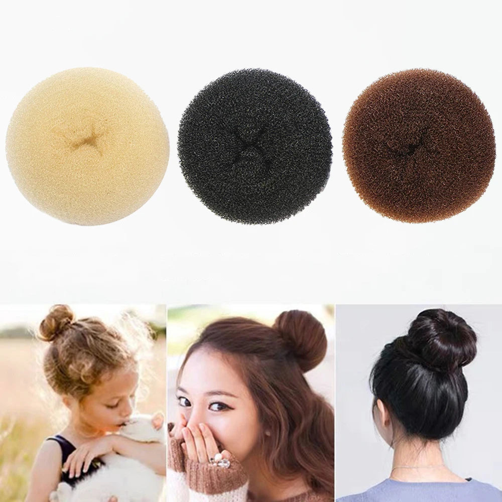 3PCS Maruki Head Hair Curler, Korean Style Versatile Hair Accessories, Fluffy Curled Lady Easy Big Ring Hair Styling Tools