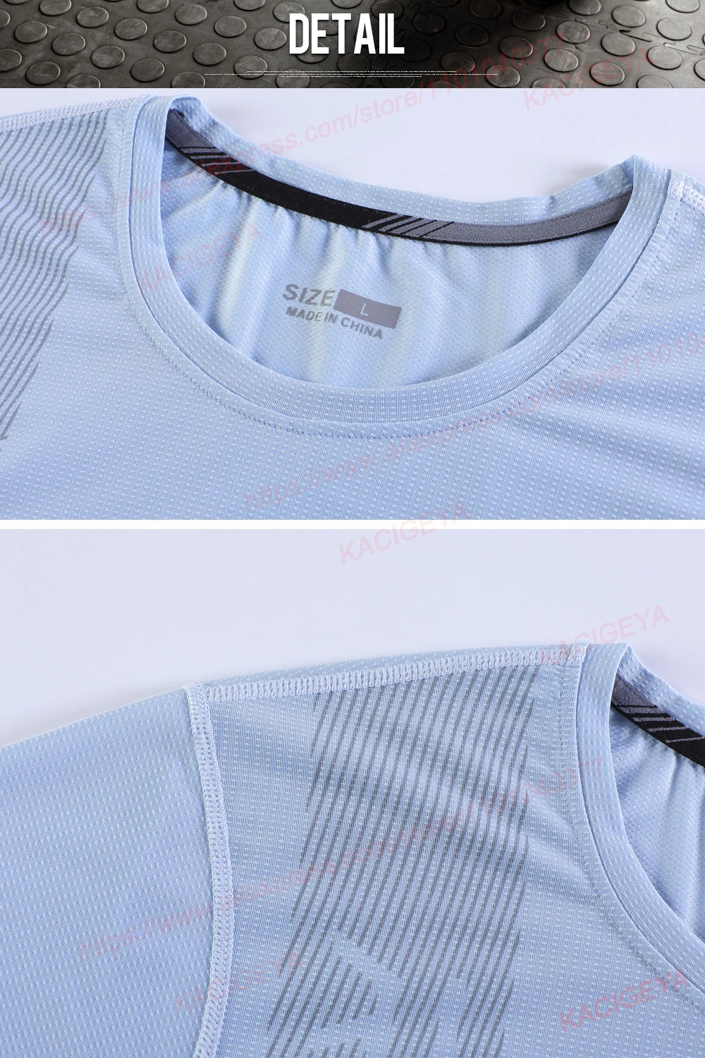 Gym Workout Tees Men Joggers Print Running Sportwear Bodybuilding Short Sleeves Mesh Quick Dry Breathable Training Shirts