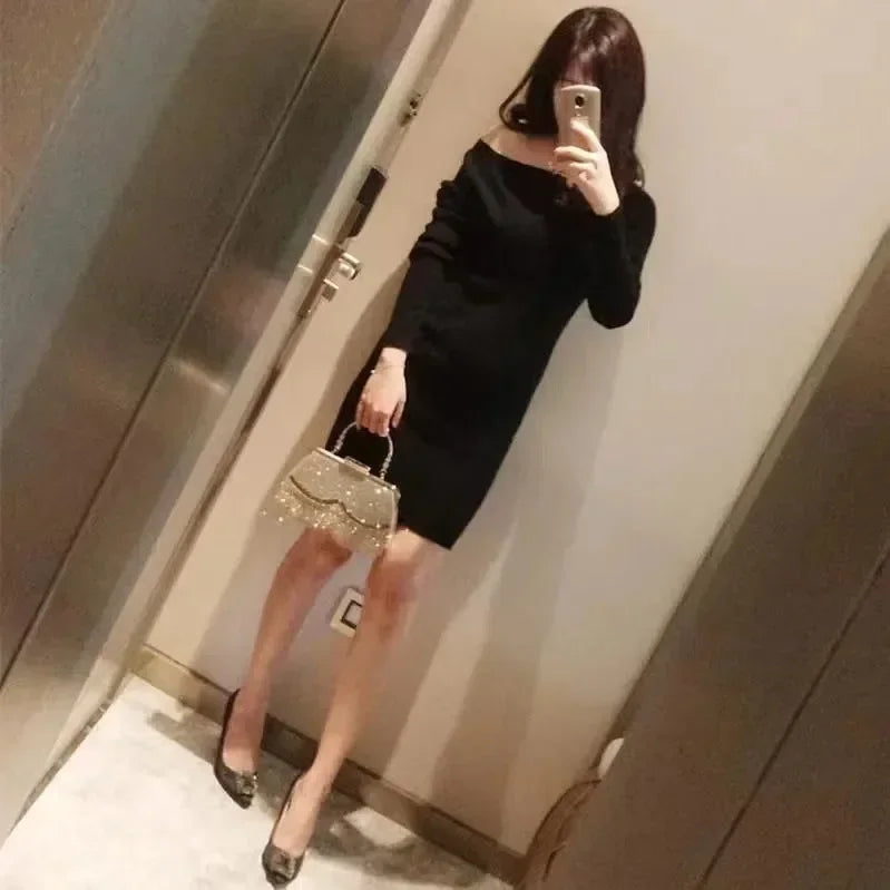 Gorgeous and Shiny Diamonds Rhinestones Tassels Handle Evening Bags for Party and Wedding Clutch Purse Designer Bags Handbags