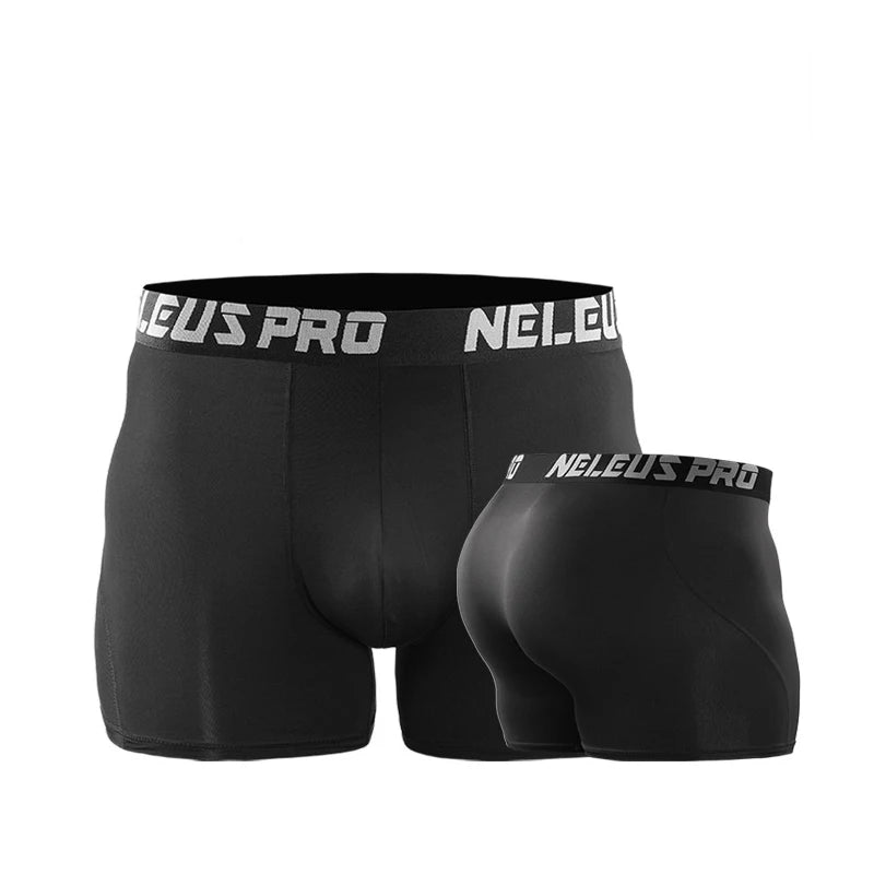 Men Compression Shorts Sport Gym Shorts Male Training Running Leggings Crossfit Tights Fitness Basketball Shorts Man Sportswear