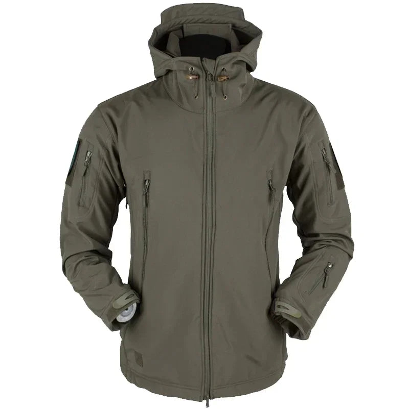 Hot Selling Military Waterproof Jacket Men's jacket Outdoor Soft Fleece Women's Windproof Breathable Thermal Hooded Suit Jackets