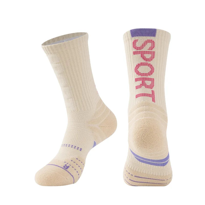 Men Sports Sock Women Breathable Compression Crossborder Supply Running Riding Cycling Knee Basketball Biking Hockey Soccer W101