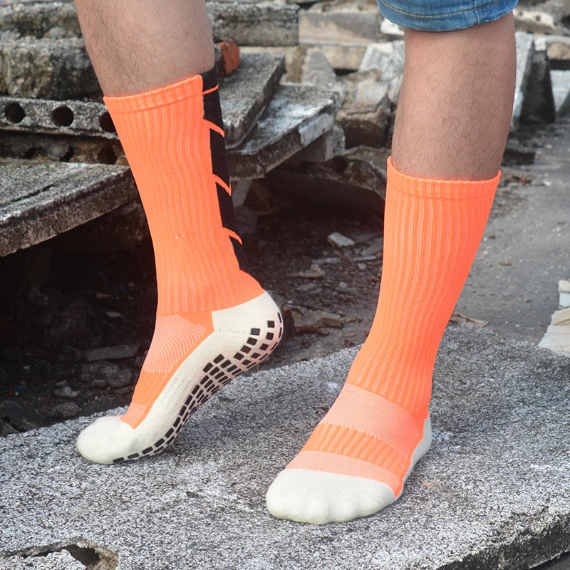Sports Socks Anti-Slip Football Soccer Socks Thickened Breathable Football Socks Men Women Outdoor Running Cycling calcetines