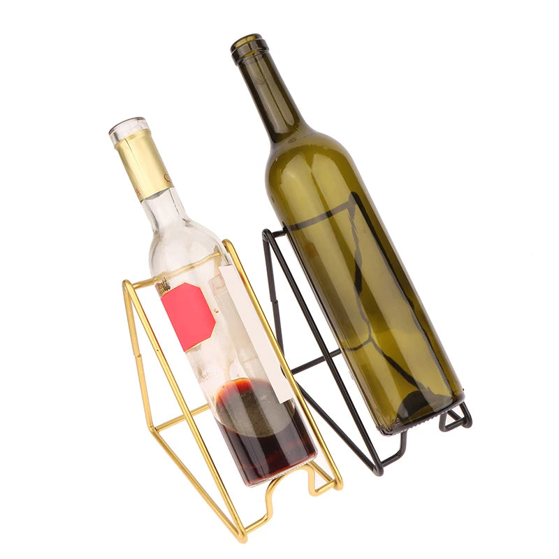 1 Pcs Wine Bottle Rack Countertop Wine Bottle Display Rack Wine Storage Rack Simple Home Counter Decoration