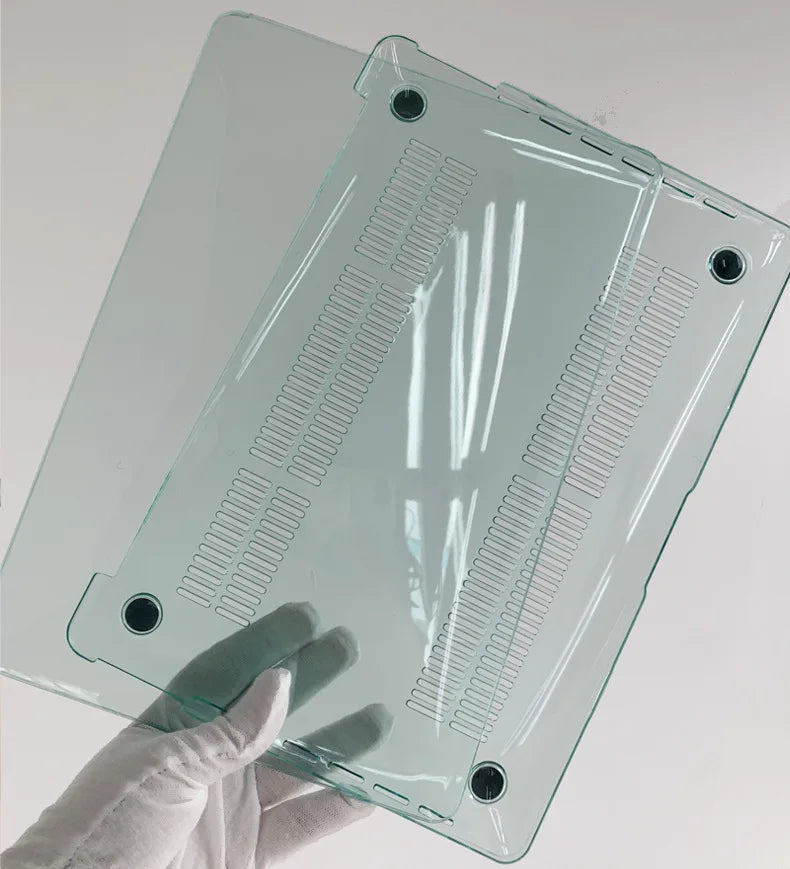 Laptop Case For Apple Macbook 13 13.6 Inch For M1 Chip Pro 13 A2338 Air 13 A2337 A2179 2022 M2 Air 13.6 Crystal Protective Cover