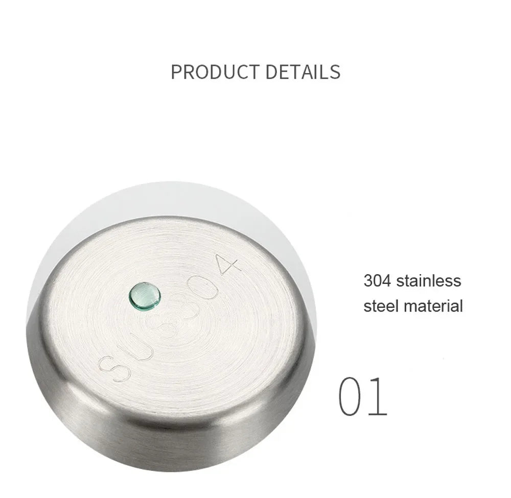 1pc Salad Dressing Container With 1.35oz/40ml Reusable Stainless Steel Cup And Leakproof Silicone Lids For Lunch Box and Picnic