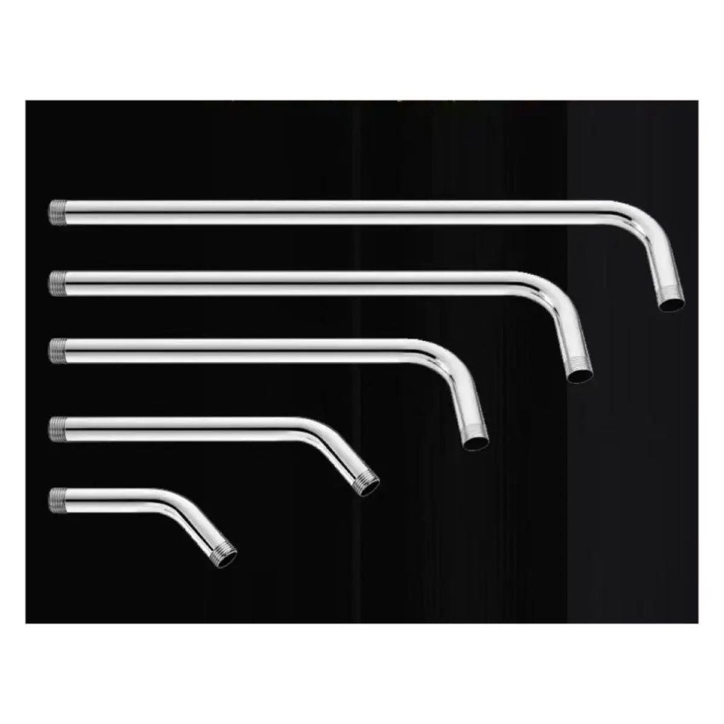 15/20/25/30/35cm Stainless Steel Wall Shower Arm Shower Head Extension Pipe Arm Bracket Bathroom Home Accessories