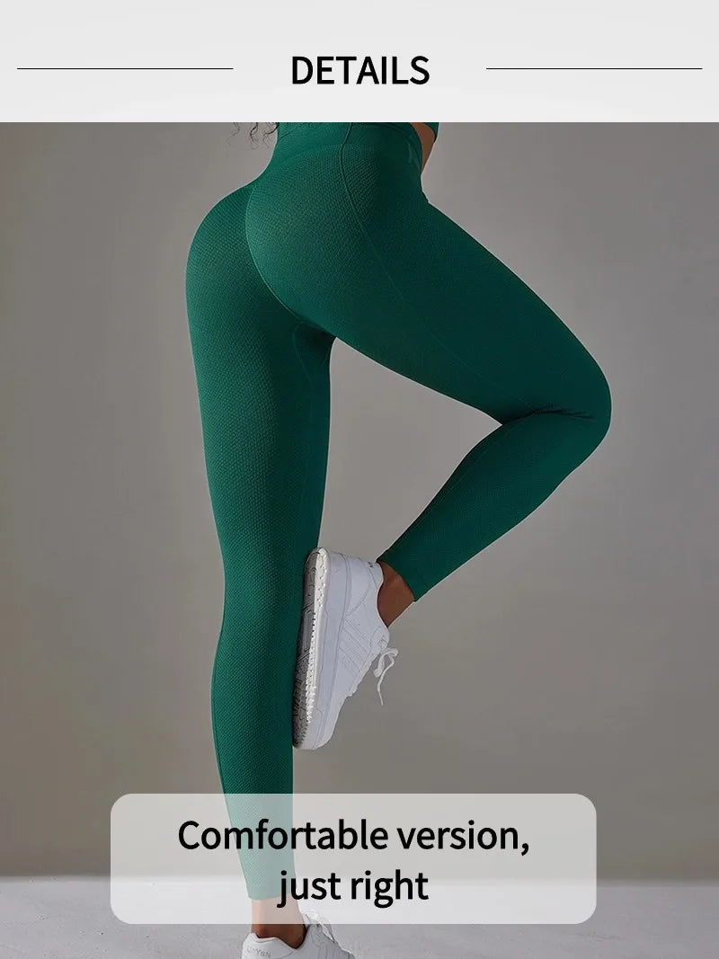 Gym Leggings Women Yoga Clothes Pants Women's Sportswear Yoga Woman Clothing Workout High Waist Tights Training Fitness Pants