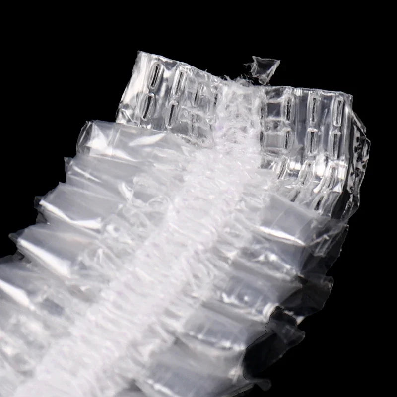 100Pcs Disposable Waterproof Ear Cover Transparent Bath Shower Hair Salon Earmuffs Coloring Protector Caps