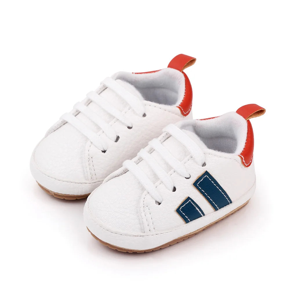 Baby Casual Shoes for Spring and Autumn TPR Sole Anti-slip High Quality PU Hot Selling Multiple choice 2023 Baby New Fashion