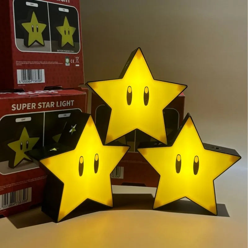 2026 New Super Star Light Cartoon Figure Led Music Night Light Sound Usb Charging Desk Lamp For Gifts Xmas Toys Wholesale Gifts