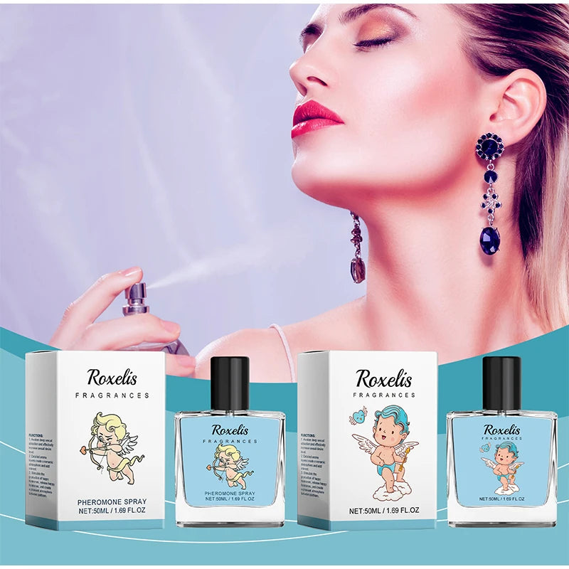 Cupid Cologne Perfume Pheromone Fragrance Spray of Man to Attract Women,Seductive Flirting Scent Female Dating,Angel Body Mist