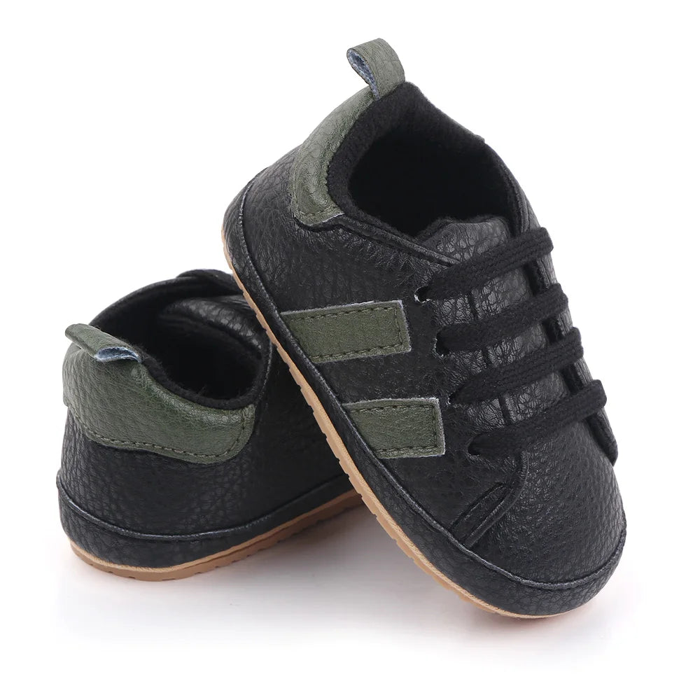 Baby Casual Shoes for Spring and Autumn TPR Sole Anti-slip High Quality PU Hot Selling Multiple choice 2023 Baby New Fashion