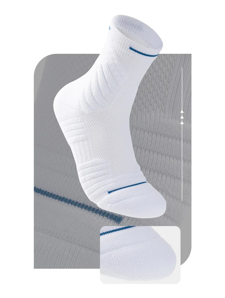 Men Sports Sock Women Breathable Compression Crossborder Supply Running Riding Cycling Knee Basketball Biking Hockey Soccer W101