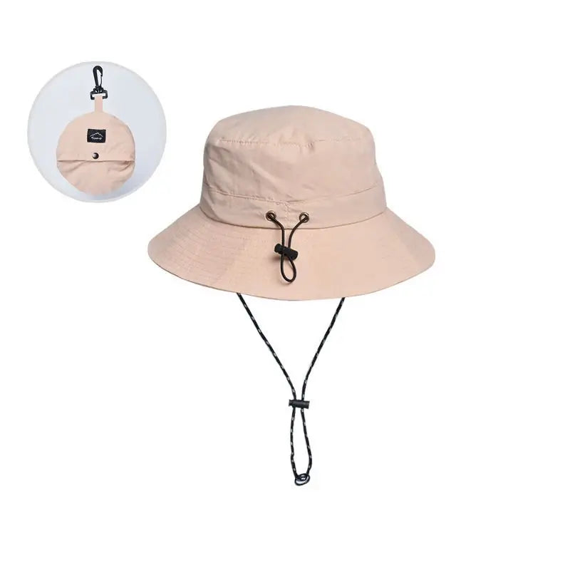 Panama Men And Women Spring Summer Waterproof Bucket Hat Fishing Mountaineering Sunshade Bucket Hat Outdoor Sports Fashion Cap