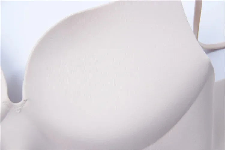 Women Sexy Deep U Cup Bras   Push Up Lingerie Seamless Wire Free Bralette Backless Plunge Intimates Female Underwear