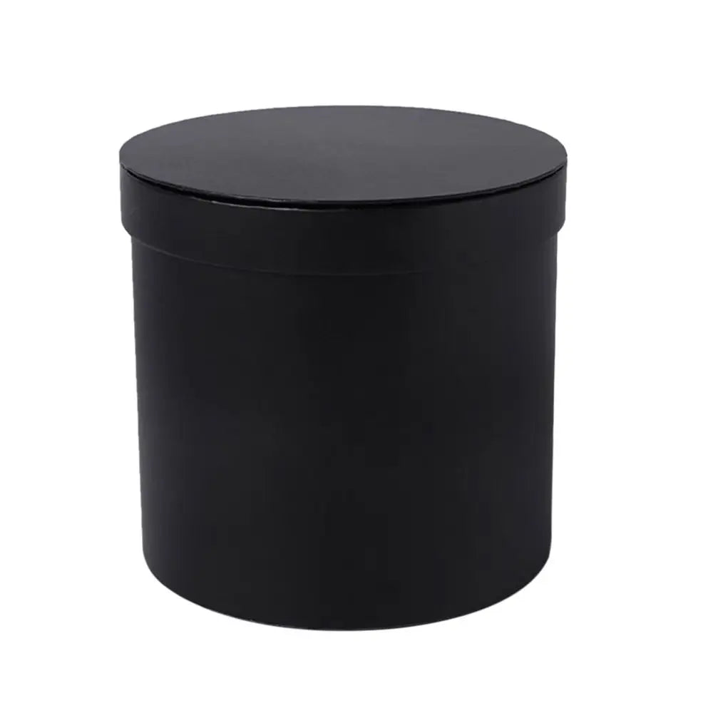 Flower Packaging Boxs Round Cardboard Gift Boxes Rose Wrapping Bag Flower Paper Basket Wedding Day Birthday Valentine's Day