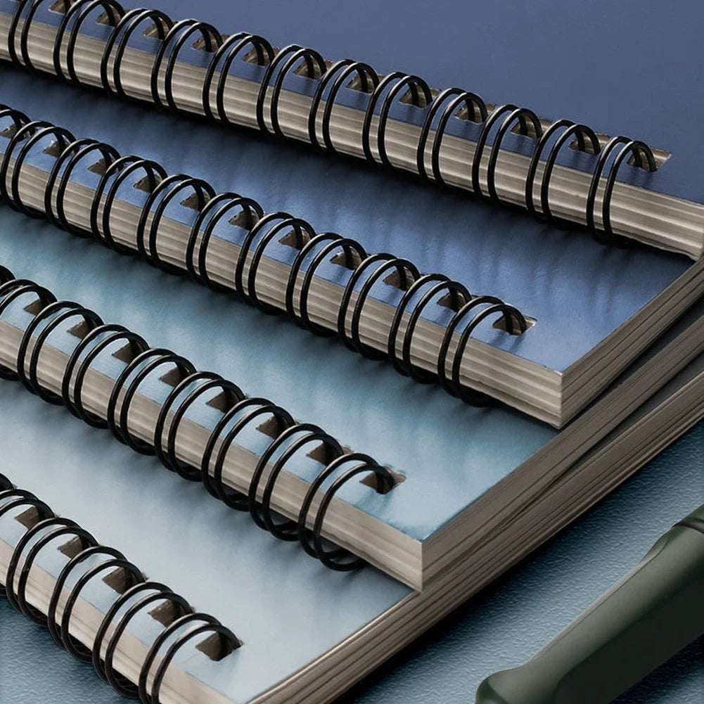 A5 B5 Vintage Spiral Notebook 40/80 Sheets Memo Journal Diary Notebook for Students Stationery Office Business School Supplies