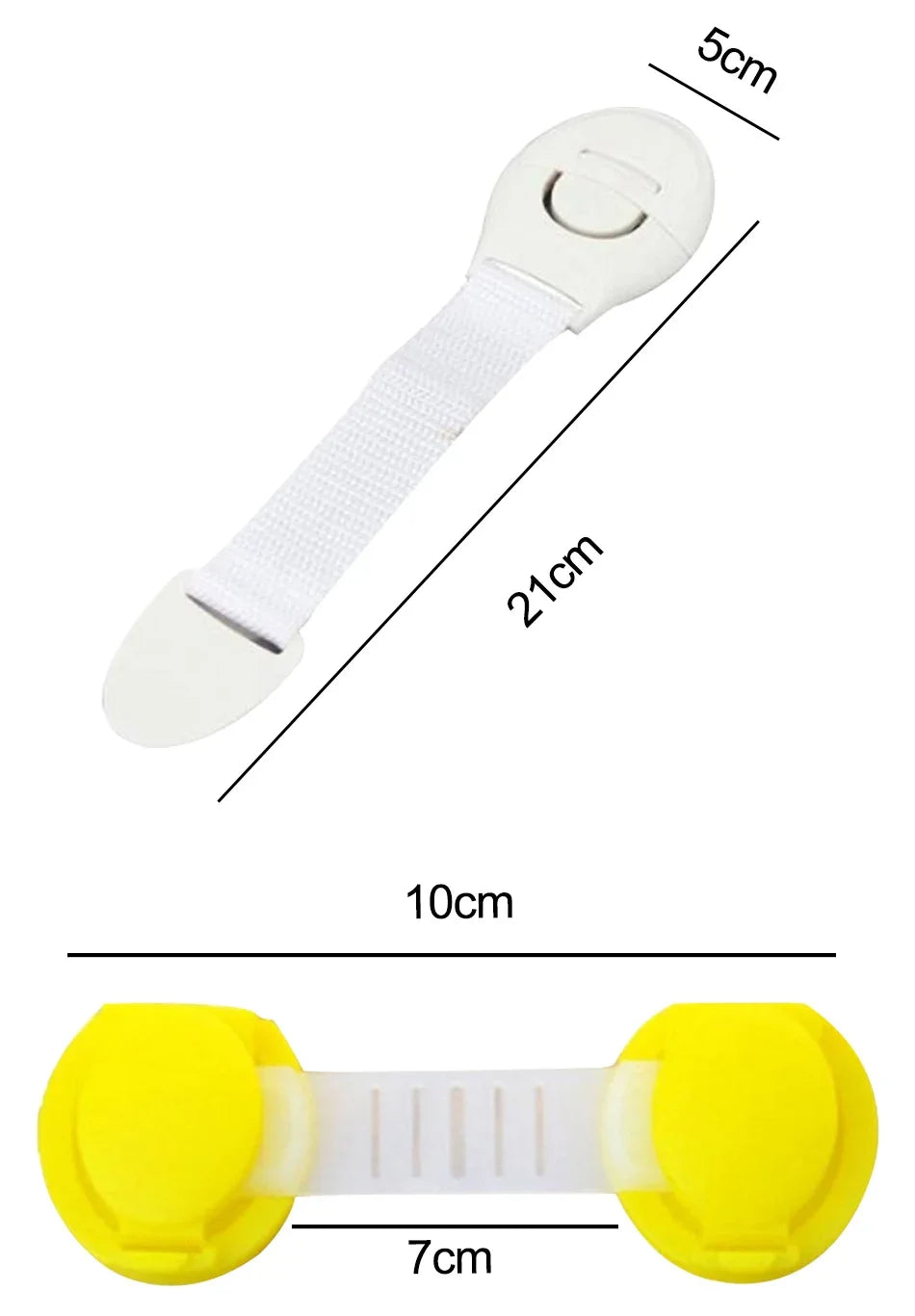 10pcs Child Safety Cabinet Lock Baby Proof Security Protector Drawer Door Cabinet Lock Plastic Protection Kids Safety Door Lock