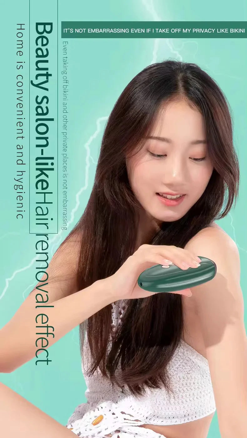 Portable IPL Laser Epilator 999999 Flashes - Painless, Permanent Hair Removal for Women’s Body and Bikini Line
