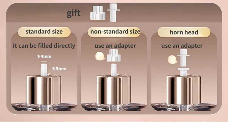 5/8ml Perfume Refill Bottle Portable Mini Refillable Spray Jar Scent Pump Empty Cosmetic Containers Atomizer for Travel Tool