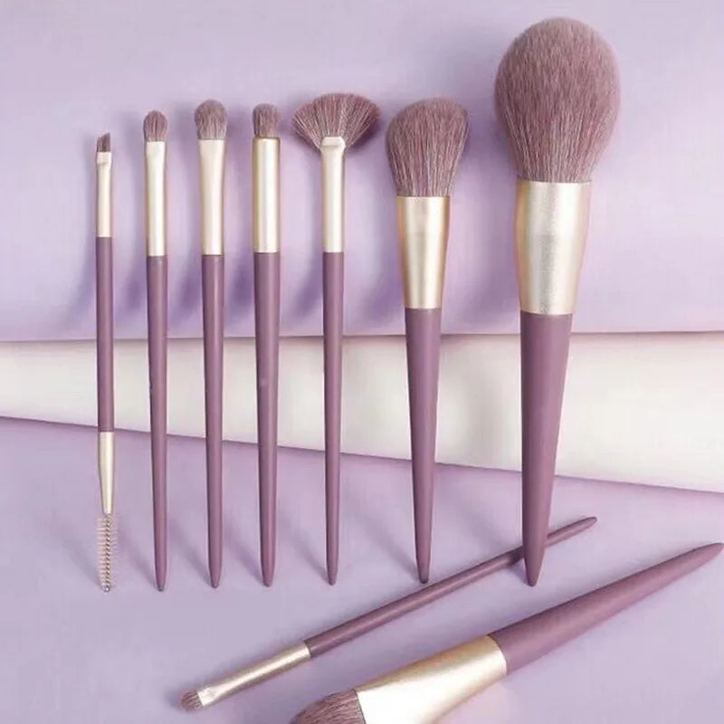 8-13 Pcs Soft Face Makeup Brushes Set Foundation Blush Powder Eye Shadow Highlighter Blending Make Up Cosmetic Brush Beauty Tool