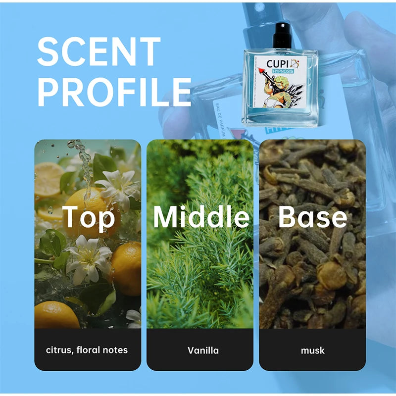 Cupid Cologne Perfume Pheromone Fragrance Spray of Man to Attract Women,Seductive Flirting Scent Female Dating,Angel Body Mist