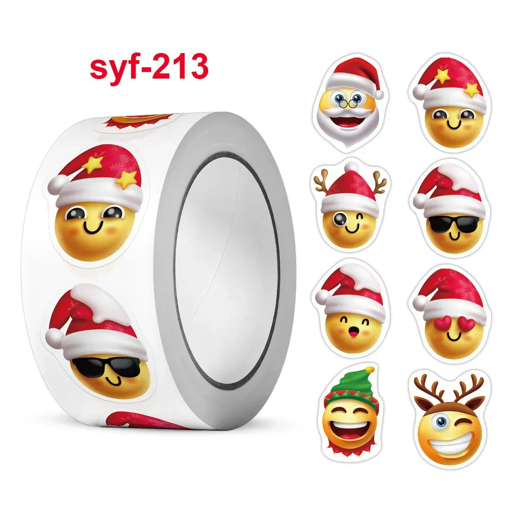 500PCs Cartoon Reward Sticker Roll Cute Love Labels Valentine's Day Sticker for Wedding Gift Decor Envelope Sealing Scrapbooking