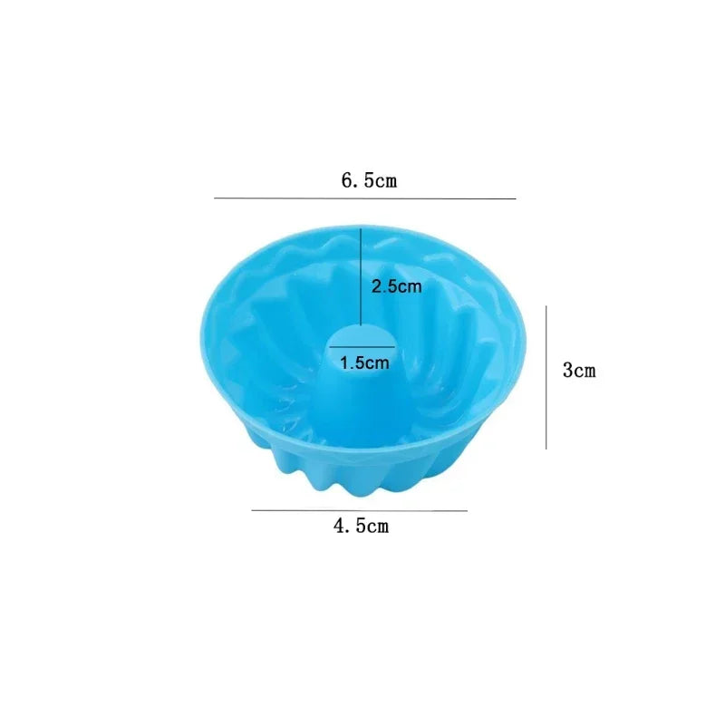 12 PCS/Set Baking Tools Cake Baking Jelly Mold Silicon Cupcake Pan Muffin Cup Форма Для Торта Molde De Torta