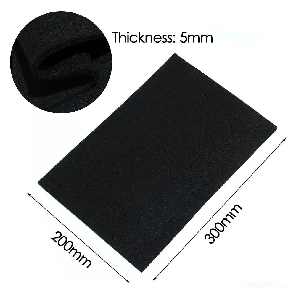 Fireproof Pad Black Welding Protective Blanket Insulation Pad High Temperature Working Pad Multiple Sizes Durable