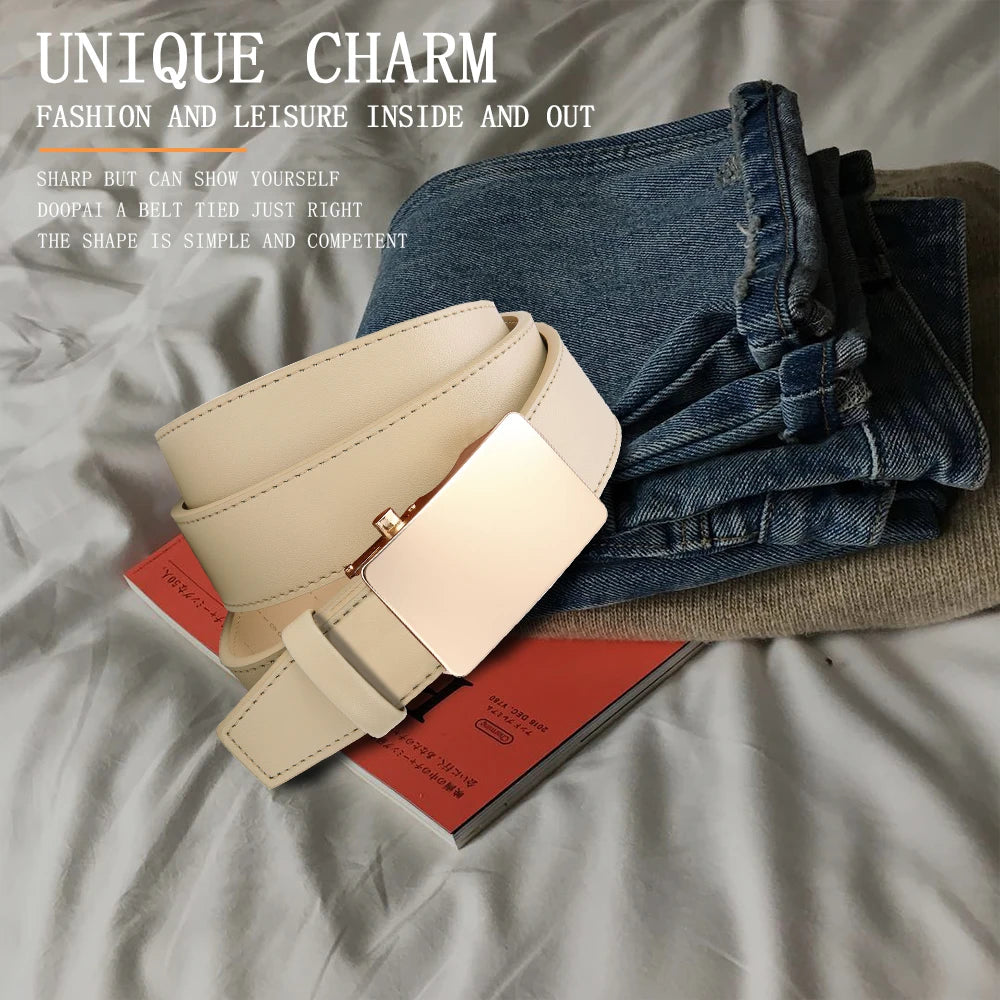 Men's Waist Belt - Men's Ratchet Belt Leather Metal Buckle Formal Pants - Micro Adjustable Waist Belt Can Be Seen Everywhere