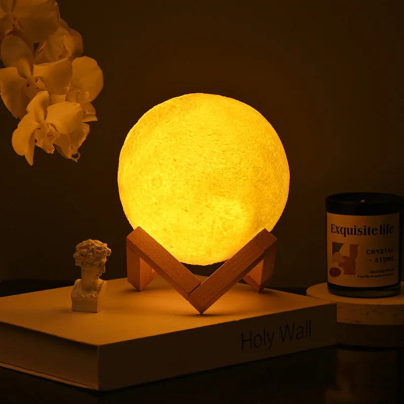 Moonlight Lamp Toy – Creative Bedside Night Light & Kids Gift (8 cm)