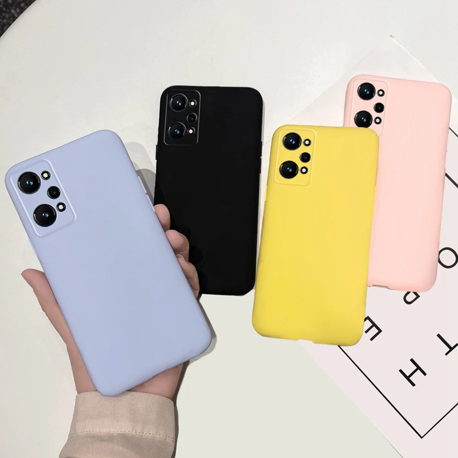 For Realme GT Neo 2 Case Silicone Matte Candy Color Soft TPU Phone Case For Realme GT Neo 3T Neo2 GT2 2022 Protector Cover Shell