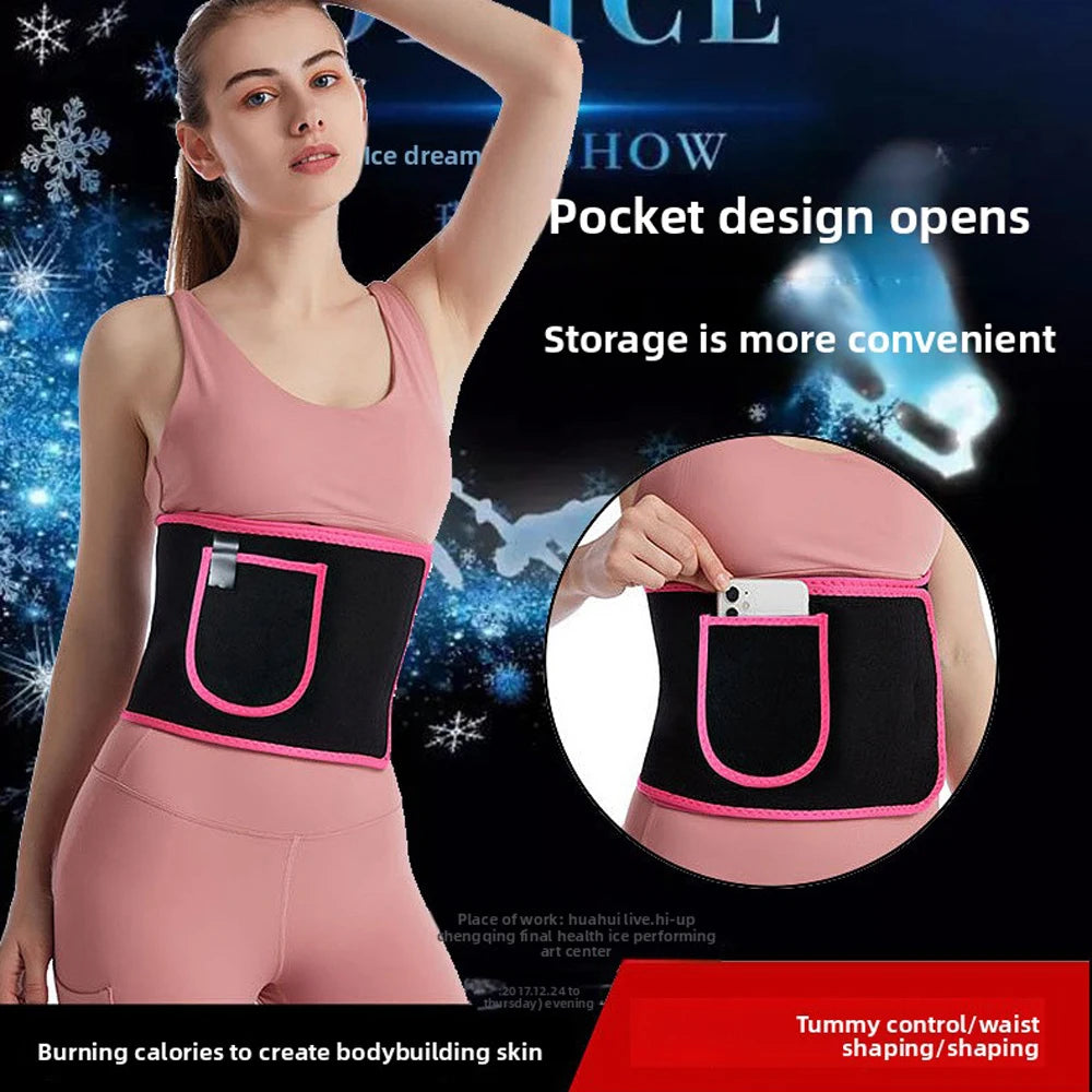 Waist Trainer Belt for women Fat burning Sauna Sweat Belt for Weight Loss Waist Trimmer Slimming Belt