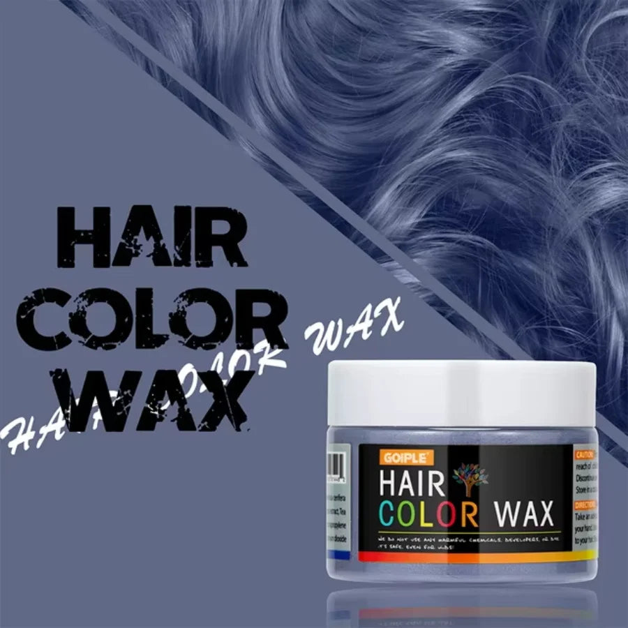 Valentine's Day DIY Hair Dyed Mud Hair Colour Wax Easy To Wash Coloring Cream One-time Hairs Beard and Eyebrows Colour Products