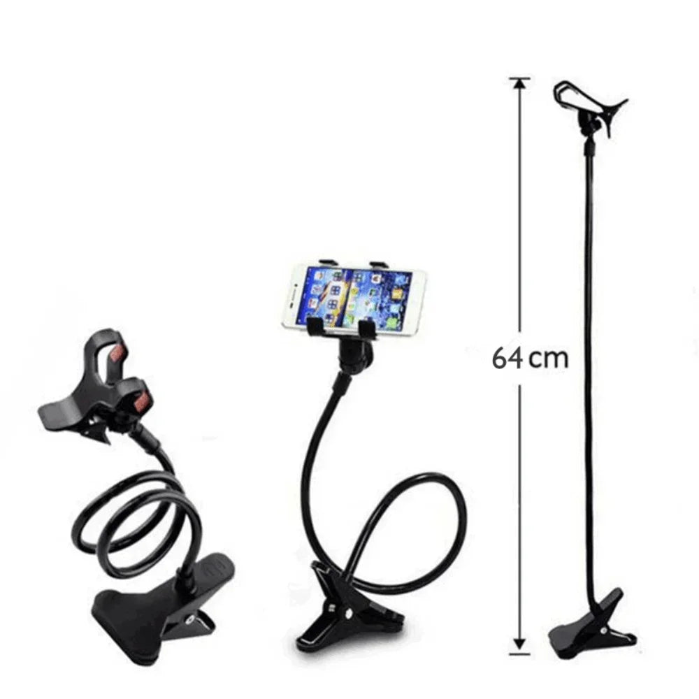 Universal Mobile Phone Bracket Clamp Bedside Desktop  Long Arm Lazy Person Phone Stands Support For iPhone Xiaomi Huawei Samsung