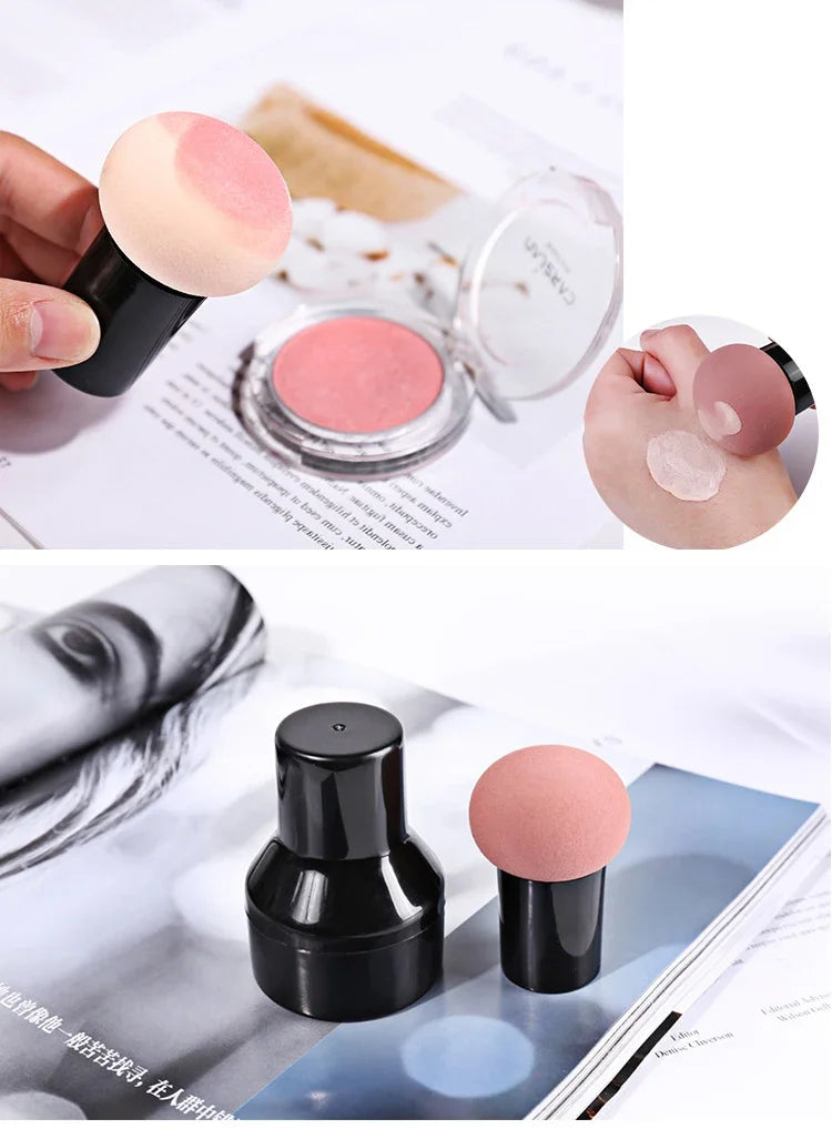 Mushroom head cosmetic puff foundation makeup sponge powder puff smooth sponge multi-function dry & wet beauty makeup tool