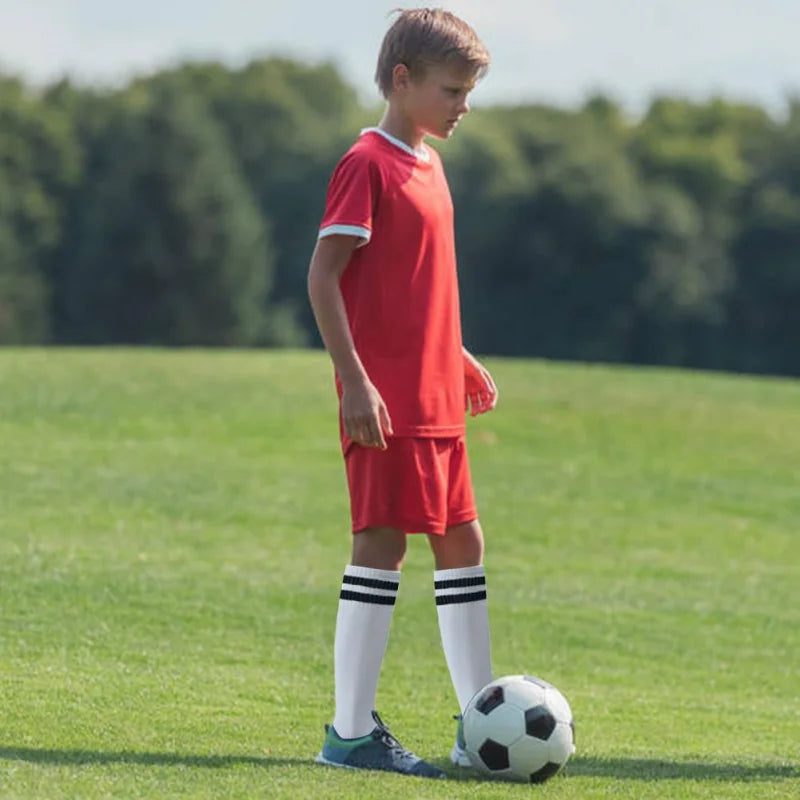 1 Pair Football Sports Socks Long  Knee Cotton Spandex Kids   Legging Stockings Soccer Baseball Ankle Adults Children Socks